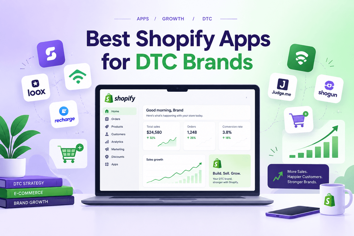 Best Shopify Apps for DTC Brands (2026) - SOLO MEDIA GROUP