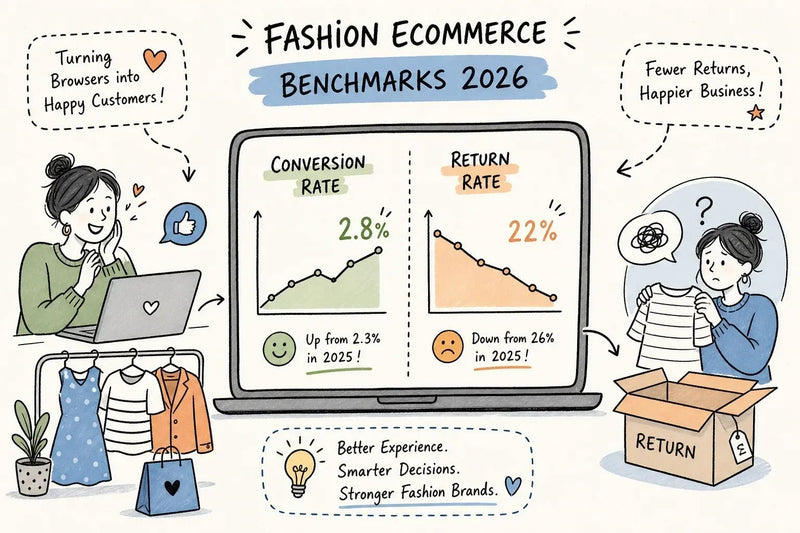 Fashion Ecommerce Conversion & Returns Benchmarks 2026