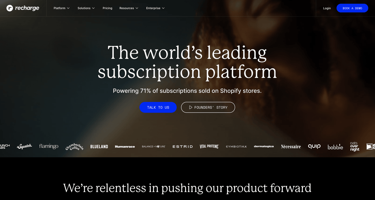 Recharge for Shopify - SOLO MEDIA GROUP