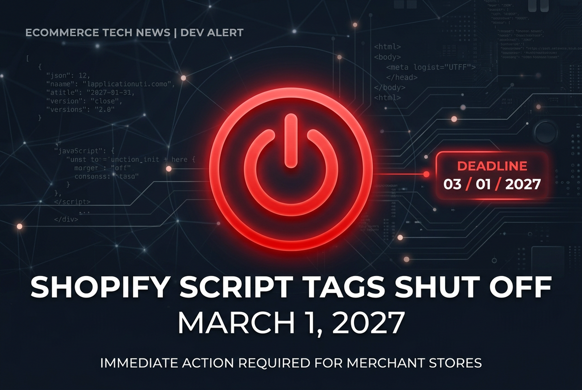 Shopify Script Tags Shut Off