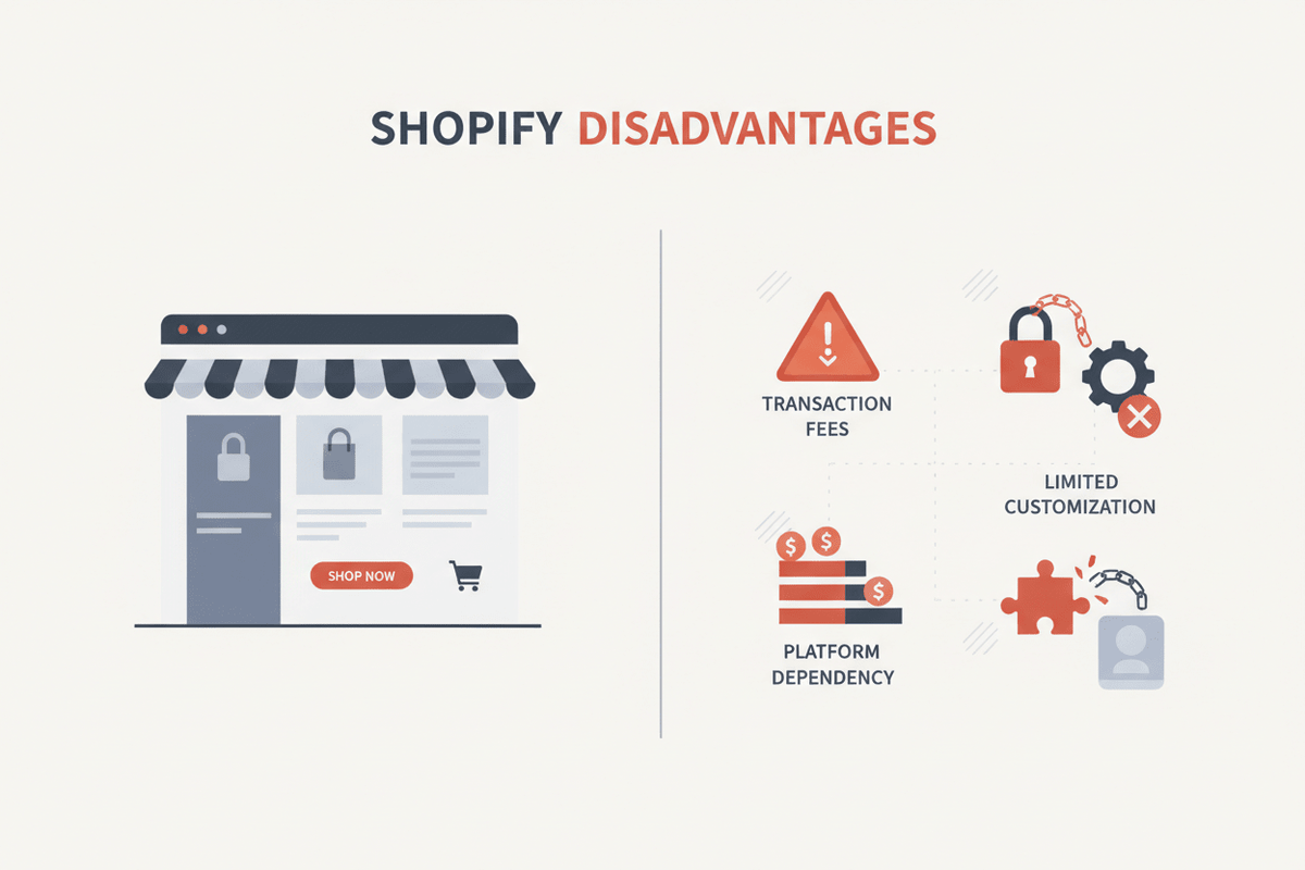 What Are the Disadvantages of Shopify? An Honest Assessment - SOLO MEDIA GROUP